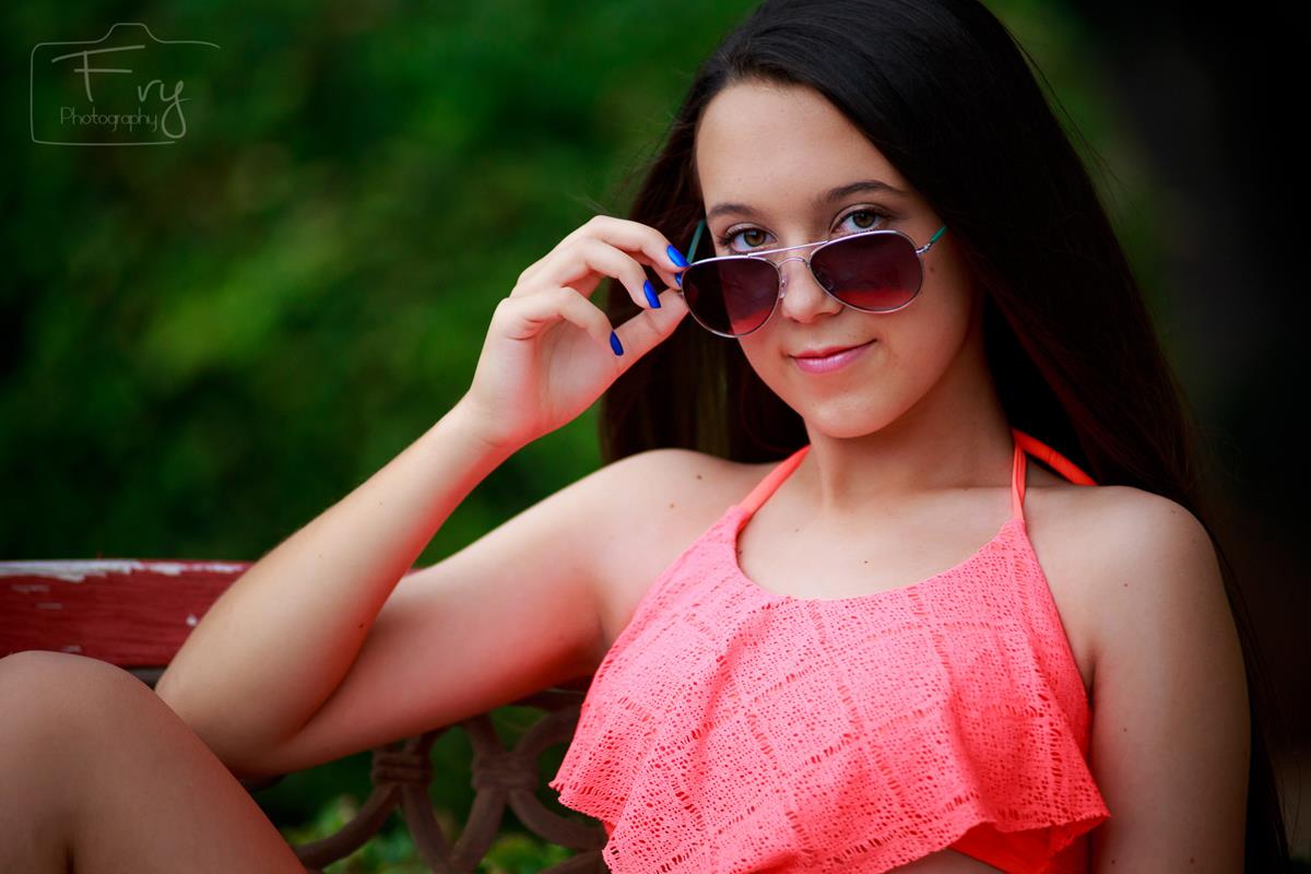 Tween Glamour Photography in an Oklahoma City park